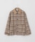 OSKR別注 シャギーチェックブルゾン
