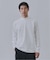 起毛 スムースモックネックロングスリーブTシャツ