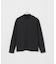起毛 スムースモックネックロングスリーブTシャツ