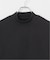 起毛 スムースモックネックロングスリーブTシャツ