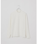 起毛 スムースモックネックロングスリーブTシャツ