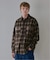 OSKR別注 ネルチェックダブルポケットシャツ