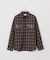 OSKR別注 ネルチェックダブルポケットシャツ
