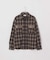 OSKR別注 ネルチェックダブルポケットシャツ