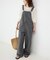 LE DENIM BARE BK サロペット