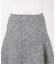 手洗い可 / ビアードミニフレアニットスカート