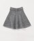 手洗い可 / ビアードミニフレアニットスカート