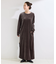手洗い可 / クレープベロア L/S ワンピース