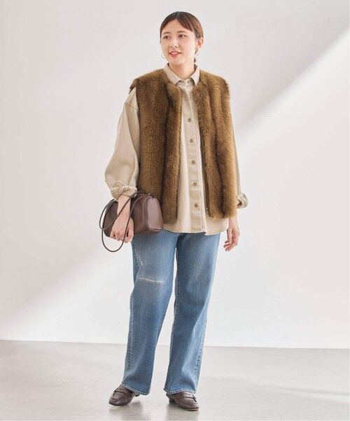 フェイクファーベスト｜ベーセーストックのアウトレット通販｜三井