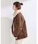 《S/Mサイズ展開》リバーシブルムートンライクコート2