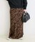 ウォッシャブル / レオパード柄スカート