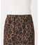 ウォッシャブル / レオパード柄スカート