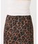 ウォッシャブル / レオパード柄スカート