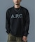 A.P.C. (アーペーセー) 別注 ロゴプリント スウェットライク ロングスリーブ