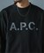 A.P.C. (アーペーセー) 別注 ロゴプリント スウェットライク ロングスリーブ
