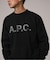 A.P.C. (アーペーセー) 別注 ロゴプリント スウェットライク ロングスリーブ