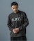 A.P.C. (アーペーセー) 別注 ロゴプリント スウェットライク ロングスリーブ