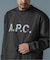 A.P.C. (アーペーセー) 別注 ロゴプリント スウェットライク ロングスリーブ
