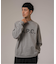 A.P.C. (アーペーセー) 別注 ロゴプリント スウェットライク ロングスリーブ