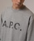 A.P.C. (アーペーセー) 別注 ロゴプリント スウェットライク ロングスリーブ