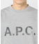 A.P.C. (アーペーセー) 別注 ロゴプリント スウェットライク ロングスリーブ