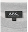 A.P.C. (アーペーセー) 別注 ロゴプリント スウェットライク ロングスリーブ