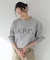 A.P.C. (アーペーセー) 別注 ロゴプリント スウェットライク ロングスリーブ