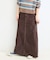 【WEB限定】ウォッシャブル / ヴィンテージコールトラペーズスカート