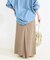 【WEB限定】ウォッシャブル / ヴィンテージコールトラペーズスカート