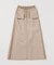 【WEB限定】ウォッシャブル / ヴィンテージコールトラペーズスカート