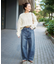《追加7》ウォッシャブル / DU JOUR / デュ ジュール BARREL BAGGY JEAN