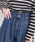 ウォッシャブル / DU JOUR / デュ ジュール DRAW-SASH PEG JEAN