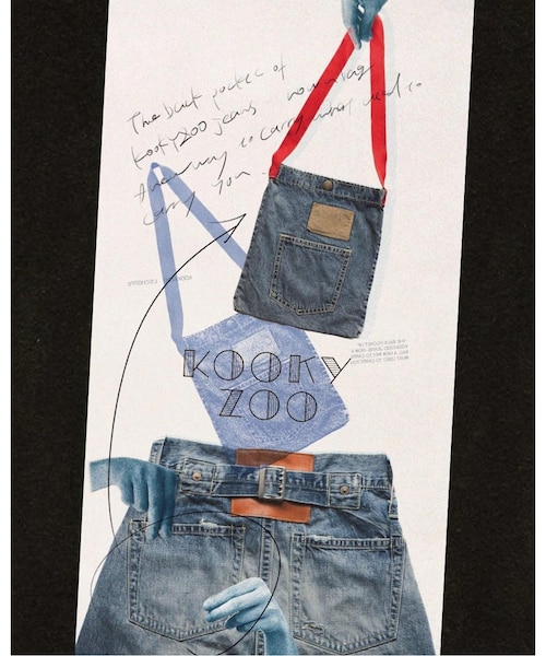 KOOKY ZOO / クーキー・ズー】EX DENIM SHOULDER BAG｜ベーセー