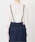 ウォッシャブル / DU JOUR / デュ ジュール SQUARE JEAN PINAFORE