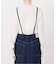 ウォッシャブル / DU JOUR / デュ ジュール SQUARE JEAN PINAFORE