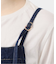ウォッシャブル / DU JOUR / デュ ジュール SQUARE JEAN PINAFORE