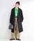 ウールリバーミドル丈コート