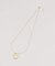 オーバルペンダントロングネックレス