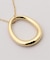 オーバルペンダントロングネックレス