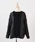 メルトモッサクルーネックショートコート