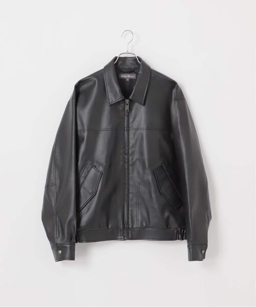 Eddie Bauer 別注 フェイクレザーブルゾン｜ベーセーストックの