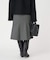 ウール混サテンスカート