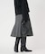 ウール混サテンスカート