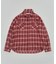NAMELESSNESS / ネームレスネス FLANNEL CHECK SHIRT