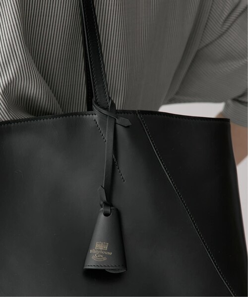 ホワイトハウスコックス　黒　トート　新品 Whitehouse Cox ホワイトハウスコックスTOTE L｜ベーセーストックの