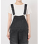 【ATTICK BY JOHNBULL/アティック バイ ジョンブル】 BLACK DENIM OVER ALL