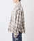 オンブレーチェックシャツ