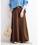 手洗い可 / スエードフレアスカート