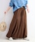 手洗い可 / スエードフレアスカート