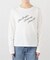 フロッキープリントロングスリーブTシャツ